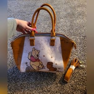 Disney Loungefly Winnie the Pooh 100 acre woods map satchel